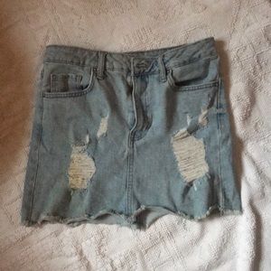 Denim skirt
